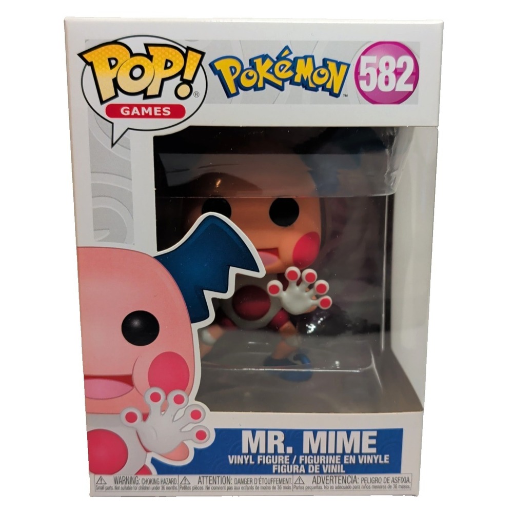 Funko Pop! Games Pokémon Mr. Mime #582‎ Vinyl Figure w/ Box